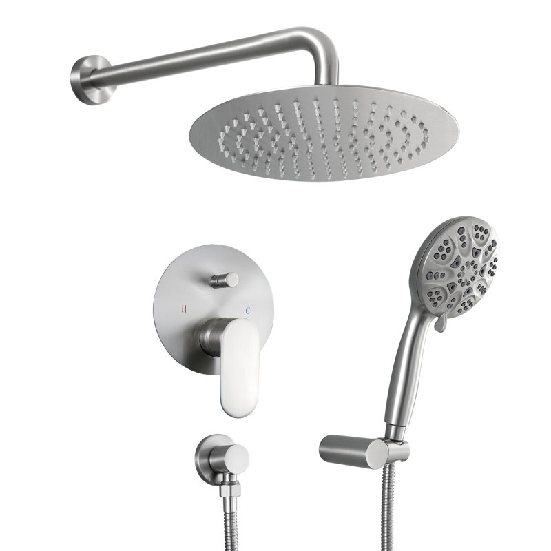 Dual Shower Head 1.8 GPM GPM, Brushed Nickel