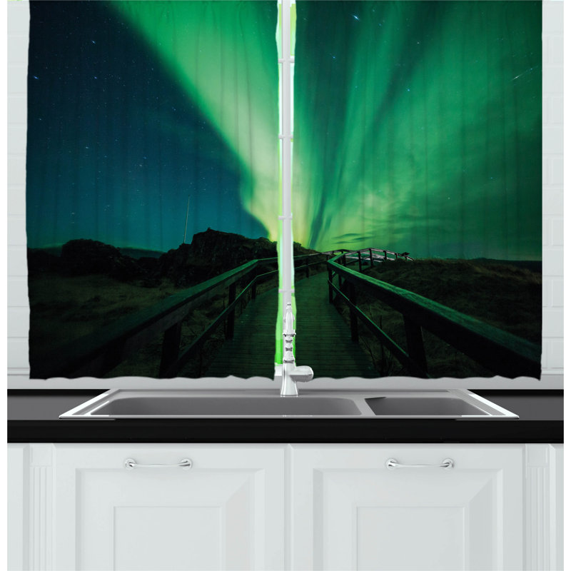 Pointed Kitchen Curtain