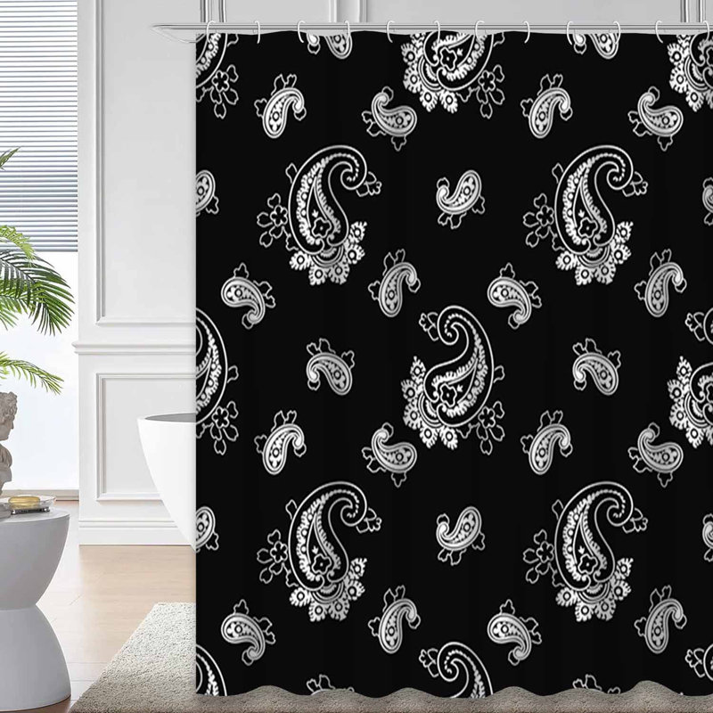 Rideau de douche Paisley, 72" L x 72" W