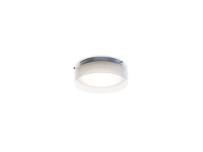 Plafonnier encastré 12 "à DEL 18" 1834816E9D1641758F6611D550639EB6, ajustable, laiton satiné, 3.25" H x 12" W, White/Brass
