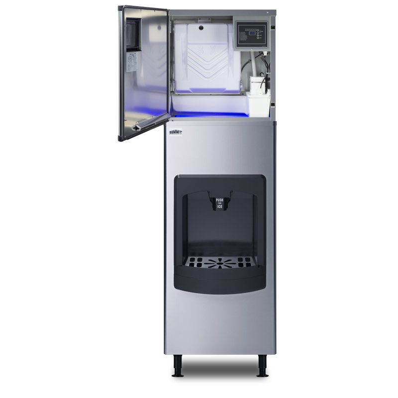 Machine à glaçons commerciale avec distributeur de glaçons Summit Appliance 350 lb.