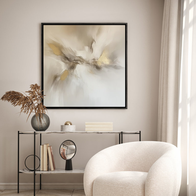 Art mural encadré abstrait rétro antique classique pour chambre à coucher, H 16 po x l 16 po, Noir, noir, noir, noir