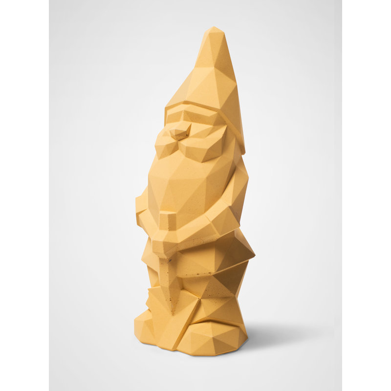 Rodrigez Fantasy & Sci-Fi Garden Statue, 36cm H x 13cm W x 10cm D, Yellow