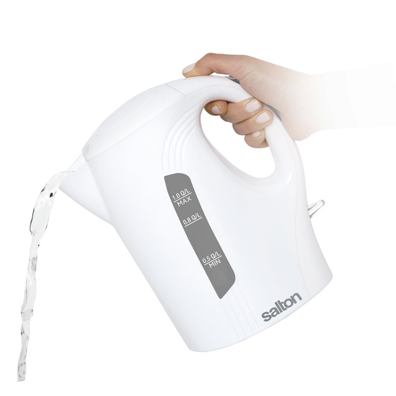Salton 1 pte Bouilloire électrique sans fil, Blanc