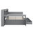 Full Size Daybed With Storage Drawers, Wood Daybed With Desk, Bookcase & USB Ports For Kids Teens Adults-1151615239