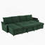 Convertible U-Shaped Sectional Sofa Bed With Dual Chaise Lounges, Multi-Functional Armrests, Storage, And USB Ports For Comfortable Living Spaces-1235209556