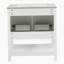 Meuble-lavabo blanc 30 po avec lavabo en céramique-1442934722