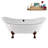 71" Streamline Clawfoot Tub,Tray,Drain and Clawfeet-101628946-102360905