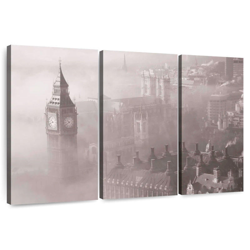 Sebbie Foggy Westminster, 42" H x 65" W