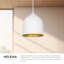 Luminaire suspendu simple à 1 lumière Helena-98799100