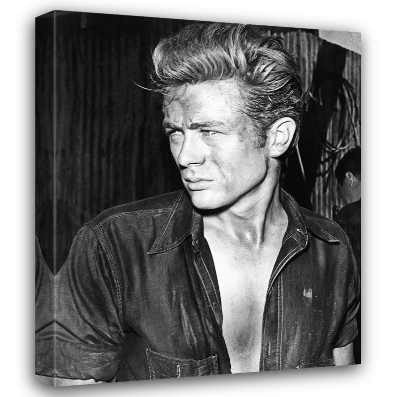«Red Barrel Studio®», galerie de photos sur toile tendue à Hollywood, James Dean (64_487445), H 43 po x l 36 po