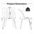 Modern Velvet Armless Side Dining Chairs-1480541485
