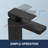 Single Handle Bathroom Faucet with Drain Assembly