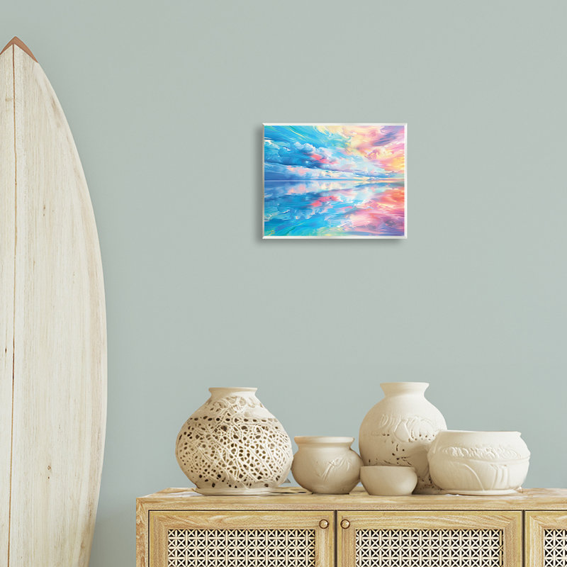 Plaque murale Prismatic Rainbow Sunset, design par Michael Ward