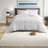 Premium Featherless Twin Bedding Set, Cotton Comforter, All-season Use