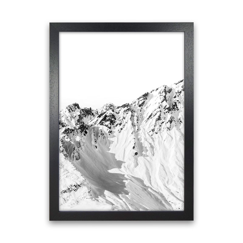 Mountains Edge by Victoria Frost - Print, 63cm H x 46cm W x 3cm D, Black Framed