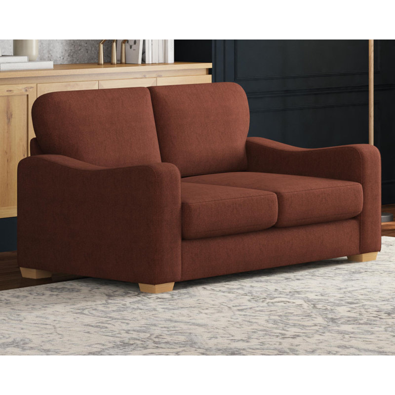 Theadford Two Seater, Fixed Back, Mink
