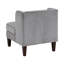 Chaise d'appoint gris foncé avec structure en contreplaqué et rembourrage de ressorts ensachés, mobilier de salon moderne avec coussins de siège réversibles-2091403623
