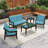 Marlo 5-Piece Outdoor Conversation Set, Perfect for Entertaining with Included Tables-115310826-115310829
