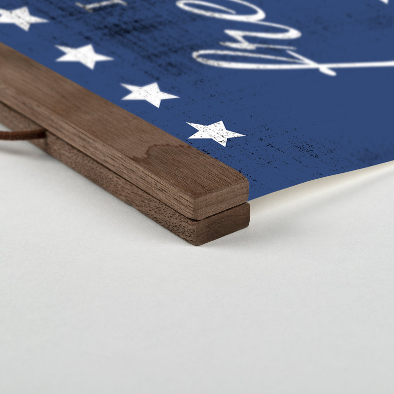 «Freedom Stripes», art textuel sur toile sans cadre