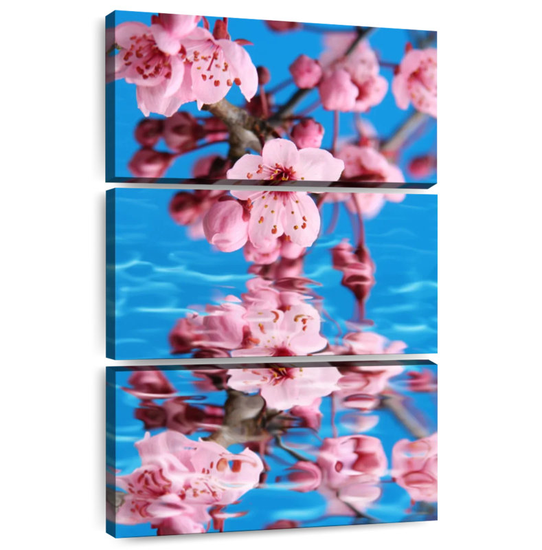 Harnek Sakura Reflection, 74" H x 48" W