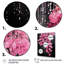 Fuchsia rose sur fond rose - Art mural fuchsia-1077470365-1077470354