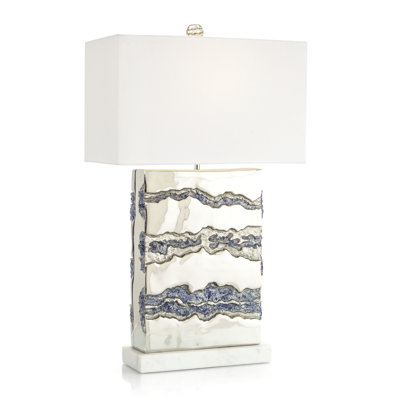Lampe de table en verre