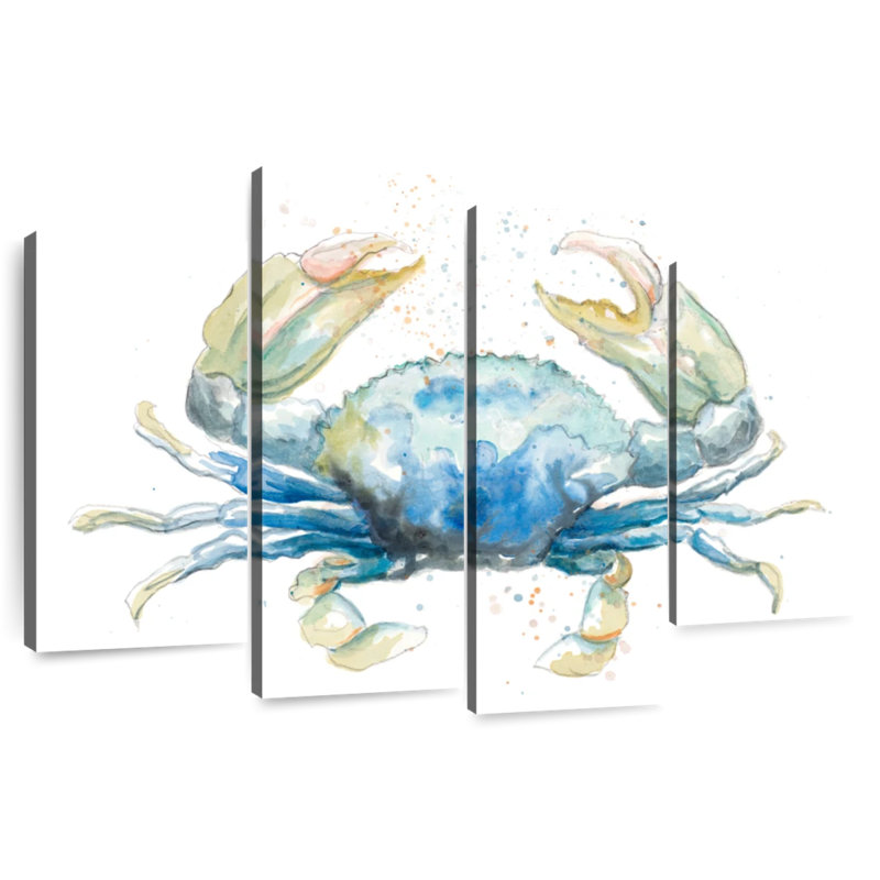 Cangrejo Azul Square, 14" H x 24" W