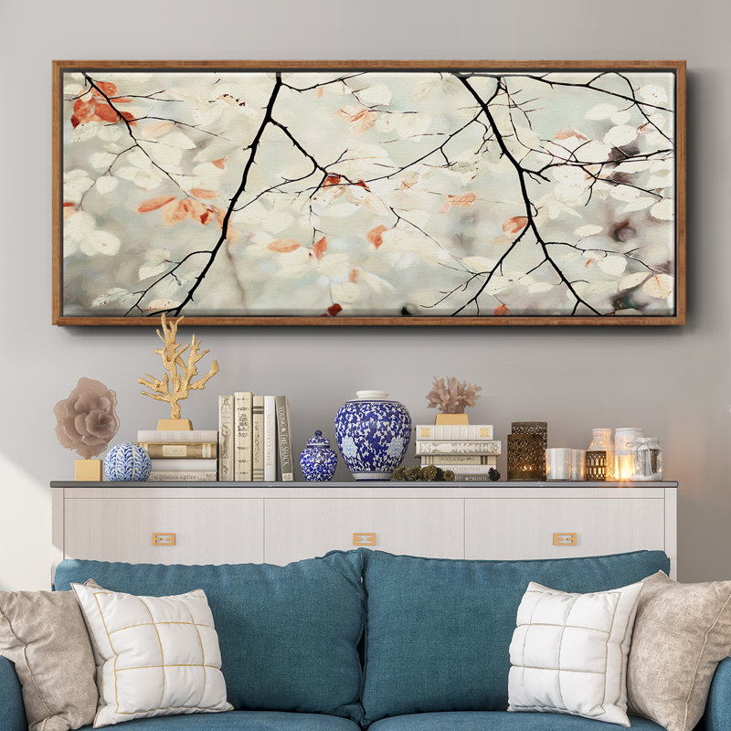 Simplicity- Framed Canvas, 20" H x 50" W