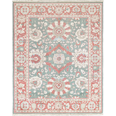 Agra One-of-a-Kind 6'8" X 8'2" Wool Area Rug in