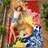 ZonLi Tropical Floral Indoor/Outdoor Rug, 6' x 9', Multicolored, Waterproof, Washable, Non-Slip-129467908-129467911