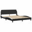 Cadre de lit vidaXL Dover noir et blanc 152 x 203 cm-1107704785-1107704796