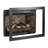 Electric Fireplace With 33-Inch Insert And Detachable Trim Kit - Touch Panel Home Heating Option Smokeless Firebox & Crackling Flame Effect Sound Adjustable Brightness 1500W Heat Capacity, 5018 /H