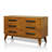LECY Acacia Legacy Solid Wood Dresser with 6 Drawers Double Dresser-451199593