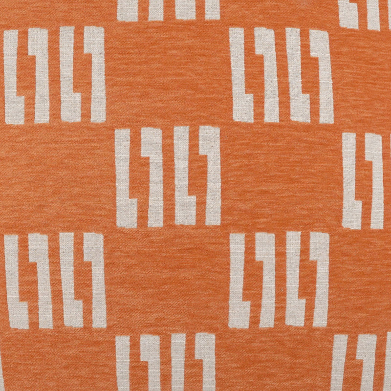 Milo Pillow Cover & Insert, Orange, Square 36"