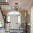 Flavia 4-light Crystal Beaded 9-Branch Semi-Flush Mount-Bronze