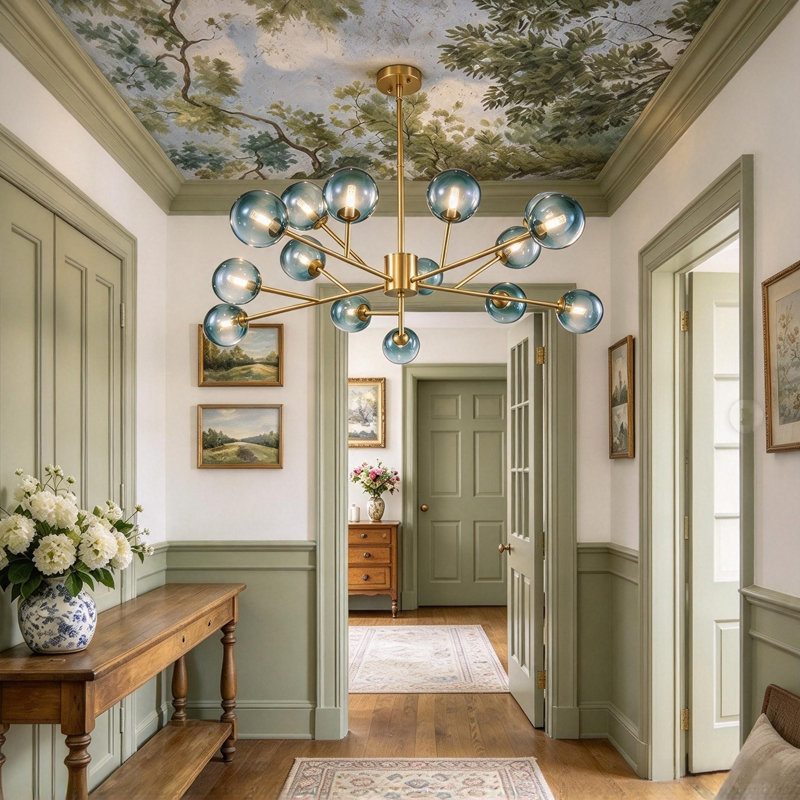 15 - Light Iron Chandelier