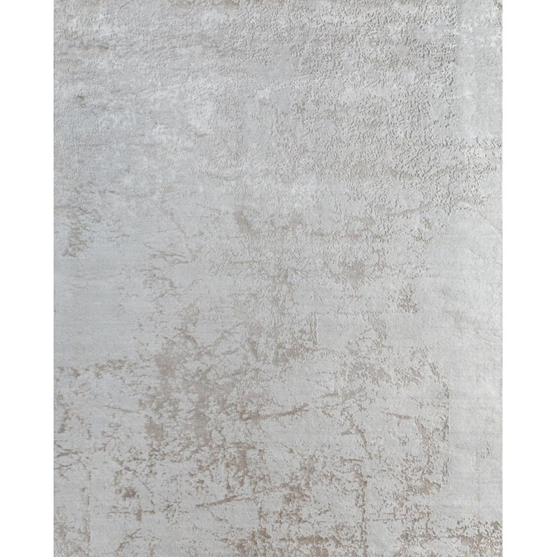 Contemporary One-of-a-Kind Rectangle 5'7" X 8'2" Hand Knotted Area Rug