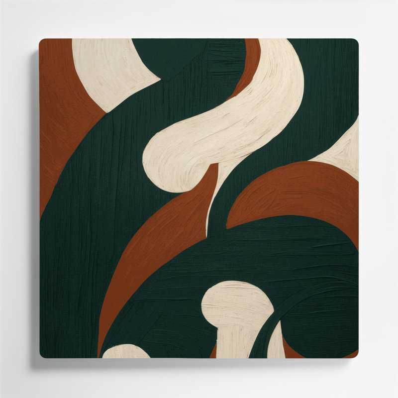 Art mural abstrait 49, H 12 po x l 12 po