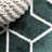 Mashawna Blocks Modern Geometric Green/White Rug-9674685