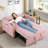 Dharius 48.5" Convertible Sofa Bed 3-in-1 Upholstered Reclining Sleeper Sofa Couch Bed with Cushions for Small Spaces-254502487