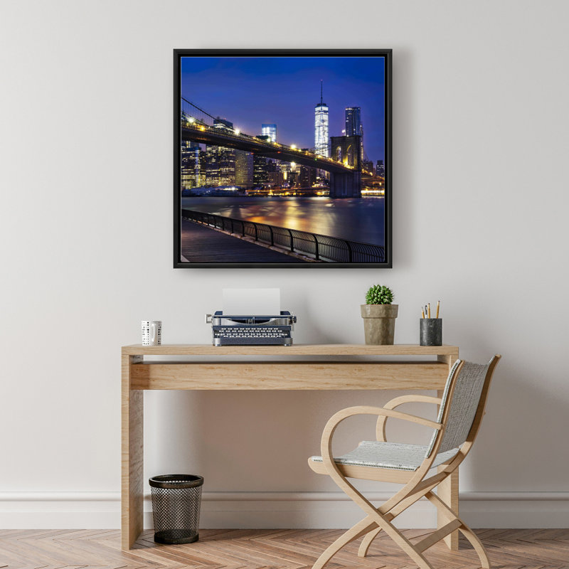 «City at Night», reproduction sur toile