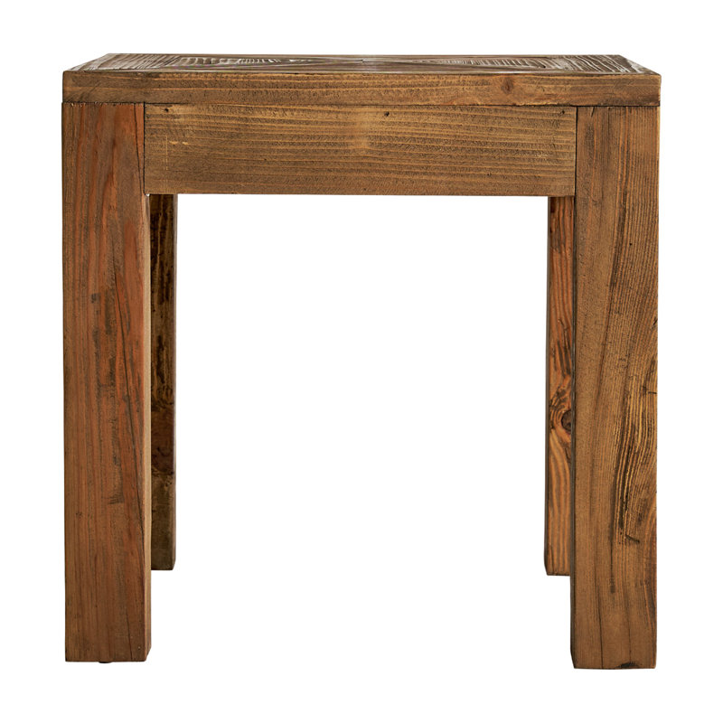 Seniz  Solid Wood End Table