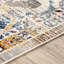 Tapis oriental blanc / orange brûlé Amandeep-63125747