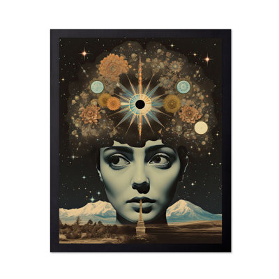Portrait de femme psychédélique no 10