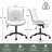 Brionni Leather Swivel Task Chair with Casters-768614428