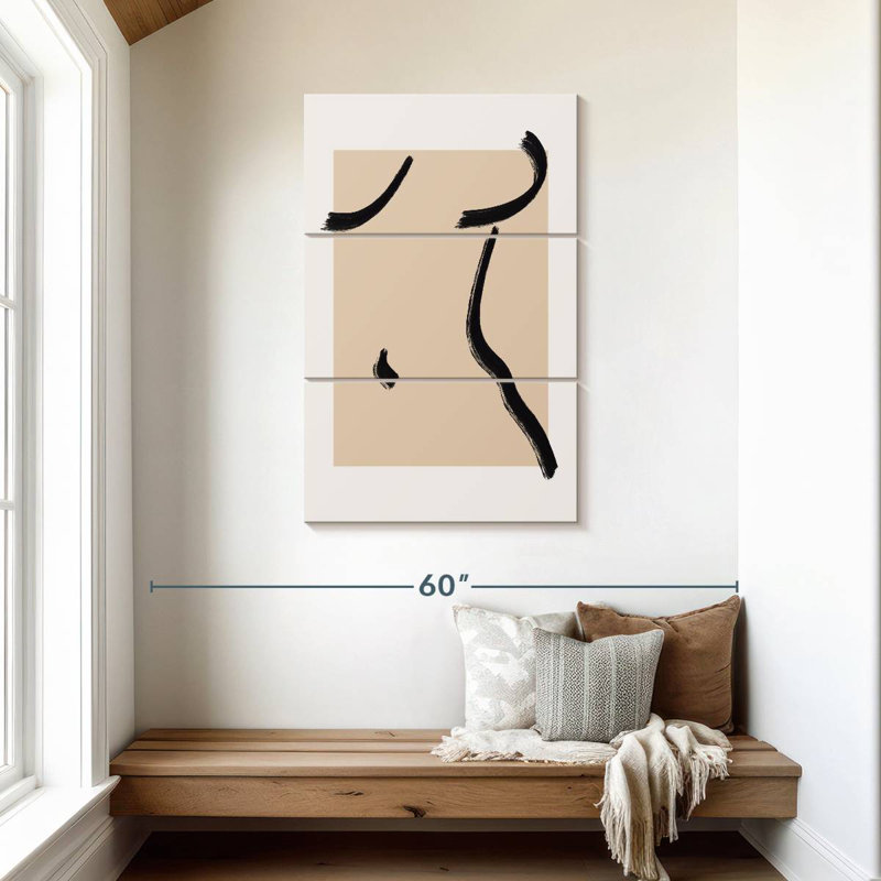Avery Minimal Nude Line I, H 45 po x l 28 po