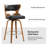 Storm Modern Swivel Counter Stool with Bent Wood Back-1387212152