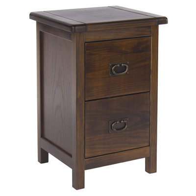 Alsace 2 Drawer Bedside Table