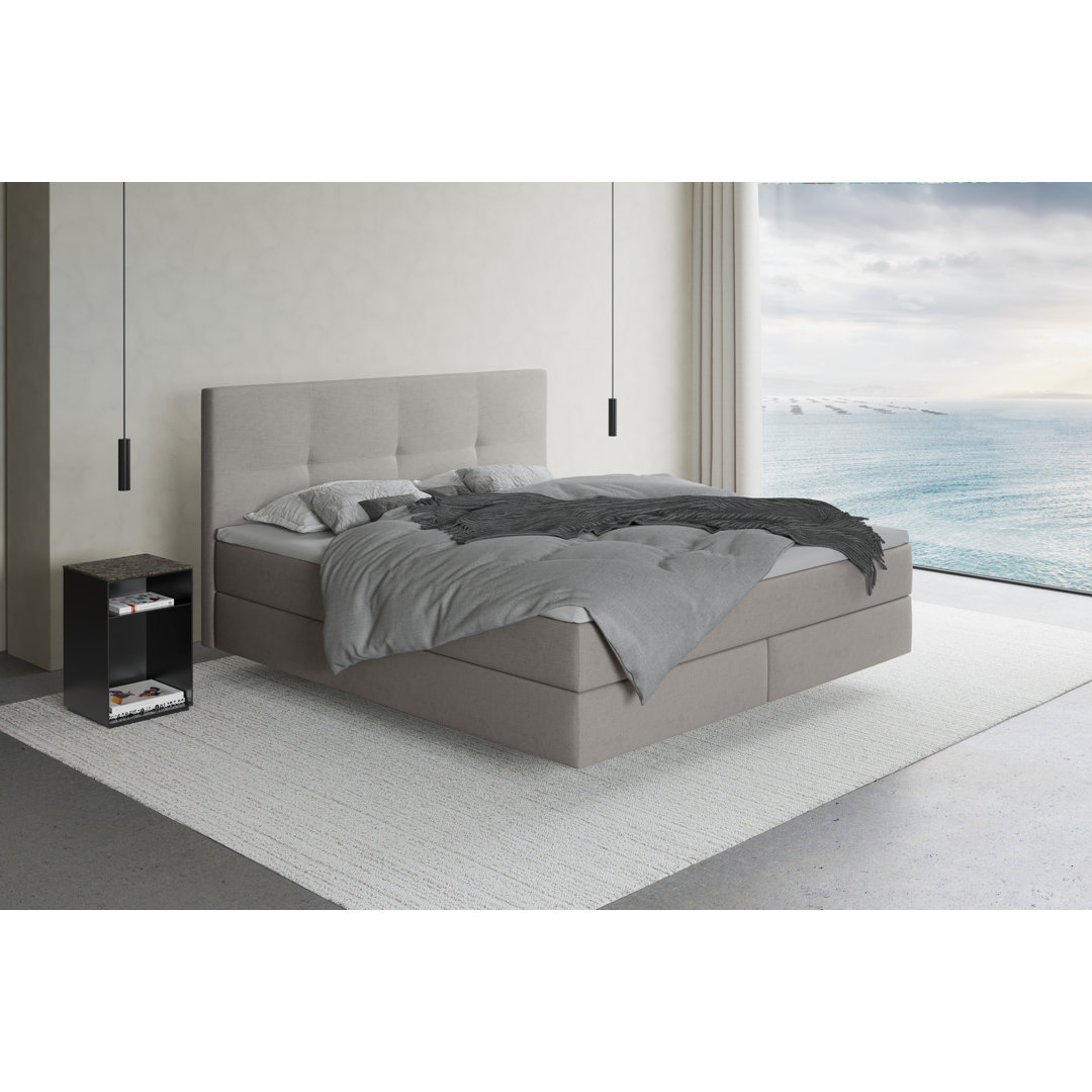 Echtes Boxspringbett Alicia, in schwebender Optik